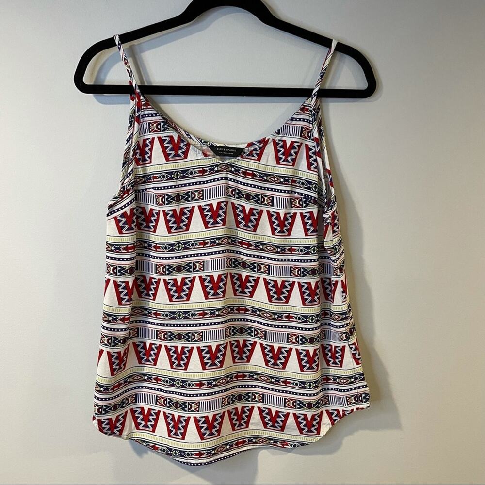 ElevenParis LA Collection Aztec Print Spaghetti Strap Tank Top Women's Size 38